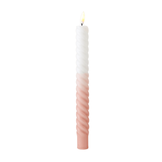 LED Swirl Kaars Sand RC - 1 stuk