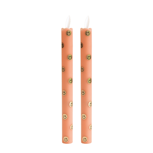 LED Pillar Happy Orange RC - Set van 2