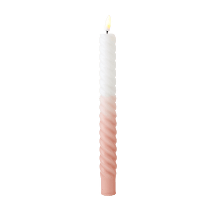 LED Swirl Kaars Sand RC - 1 stuk