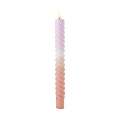 LED Swirl Kaars Lilac Sand RC - 1 stuk