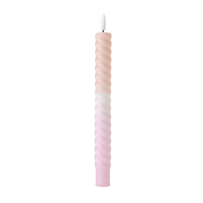 LED Swirl Kaars Soft Purple RC - 1 stuk