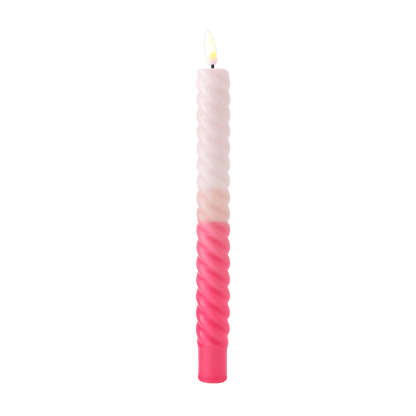 LED Swirl Kaars Amour Toujours RC - 1 stuk