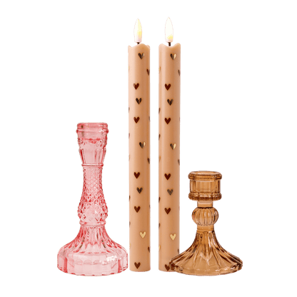 LED Kaarsen Set RC – Happy Spring Brown