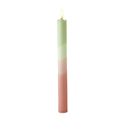 LED Pillar Kaars Misty Green RC - 1 stuk
