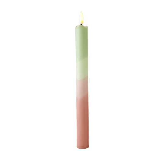 LED Pillar Kaars Misty Green RC - 1 stuk