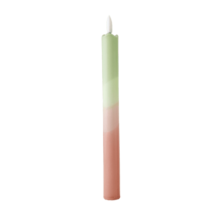 LED Pillar Kaars Misty Green RC - 1 stuk