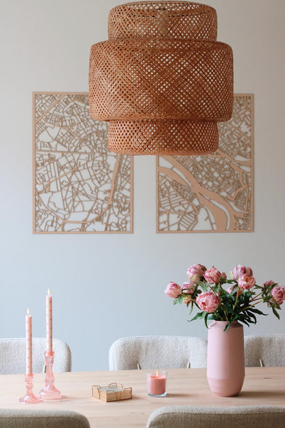 LED Wax Kaarsen Hartjes Pink RC - Set van 2