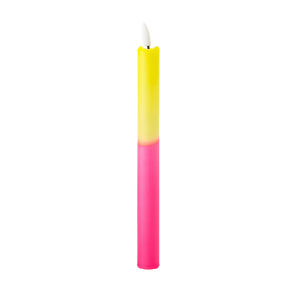 LED Pillar Kaars Neon Bloom RC - 1 stuk
