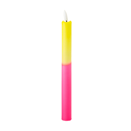 LED Pillar Kaars Neon Bloom RC - 1 stuk