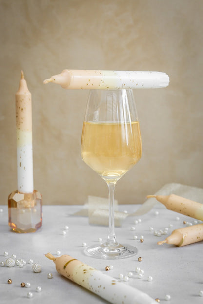 Kandelaar Crystal Champagne