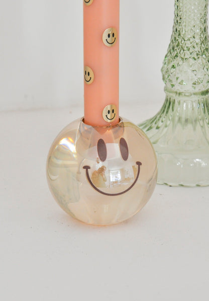 LED Pillar Happy Orange RC -  Set van 2
