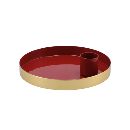 Kandelaar Golden Circle - Red